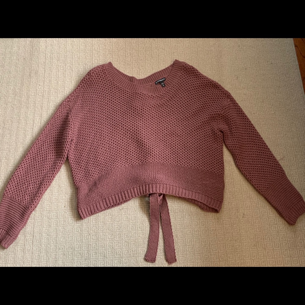 Comfy criss cross back sweater